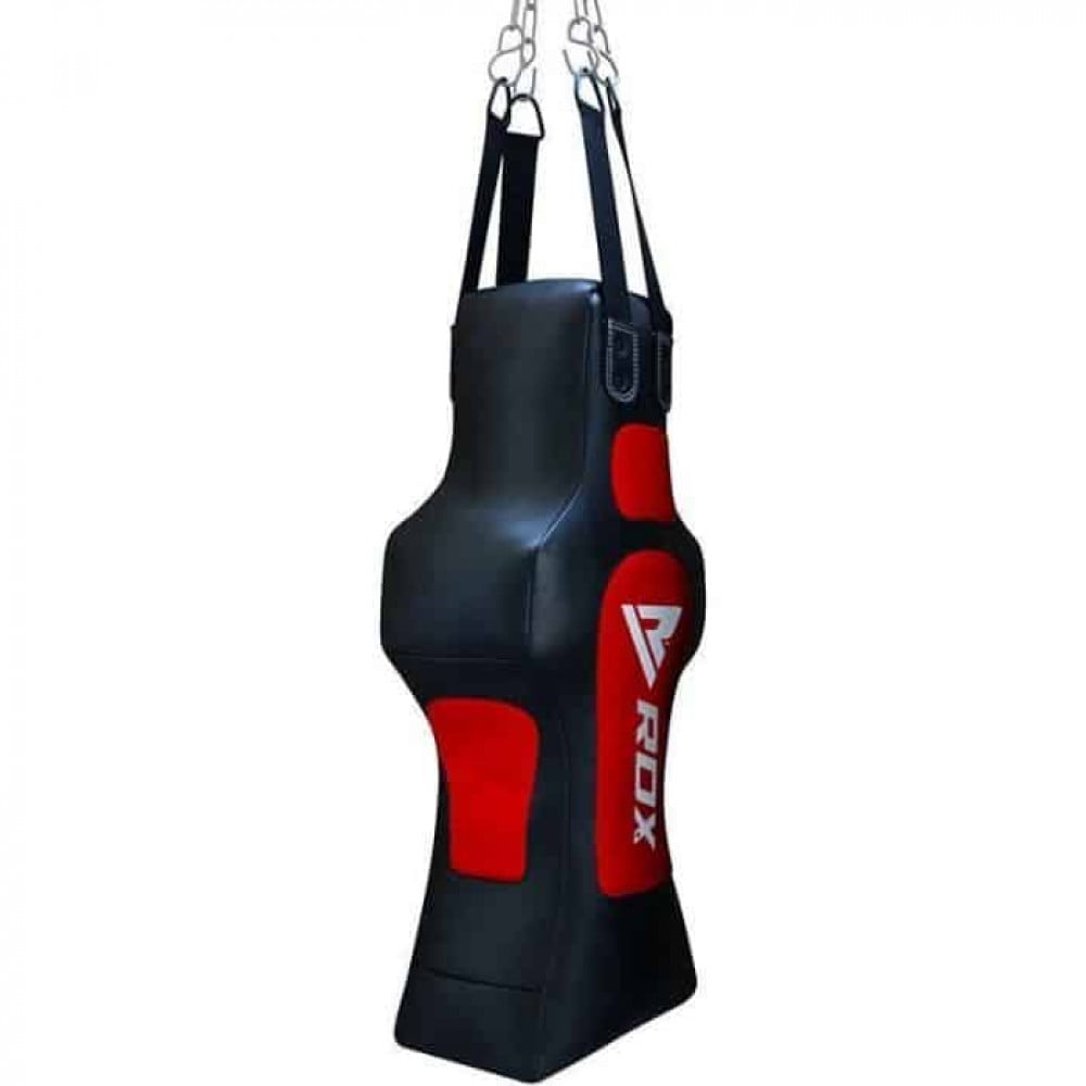 حقيبة الملاكمة المحشوة والمصممة بوجه 3 في 1 من RDX TDR مع مجموعة قفازات MMA